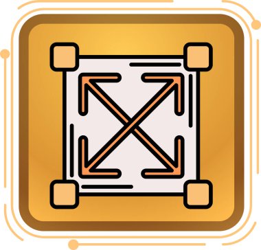 herhangi bir web tasarımı için karikatür biçimi izole edilmiş vektör resimli tahta kutu