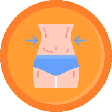 Vücut. Web simgesi basit illüstrasyon