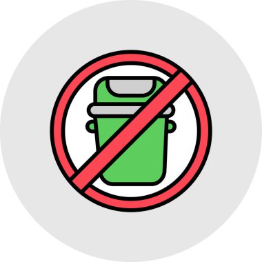 Bir gaz kutusu simgesinin vektör illüstrasyonu