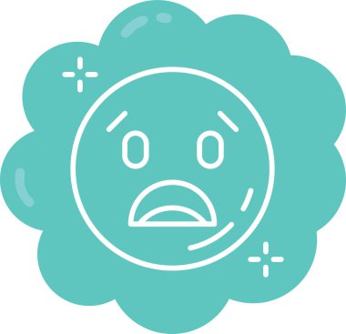 emoji. Web simgesi basit illüstrasyon