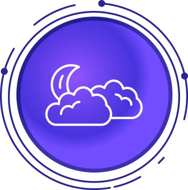 vektör bulut simgesi, illüstrasyon