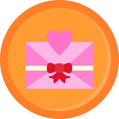 Hediye. Web simgesi basit illüstrasyon