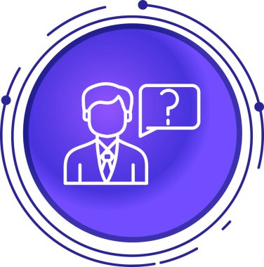 İş simgesinin vektör illüstrasyonu