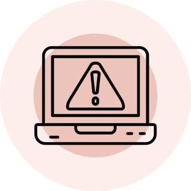 uyarı uyarı simgesi vektör illüstrasyonu