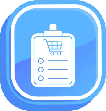 Sepet sepeti alışveriş simgesi - taslak biçimi