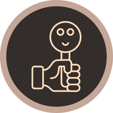 İnsan simgesinin vektör illüstrasyonu