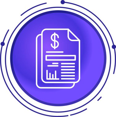 Dolar. Web simgesi basit illüstrasyon