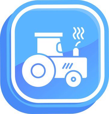 tren. Web simgesi basit illüstrasyon