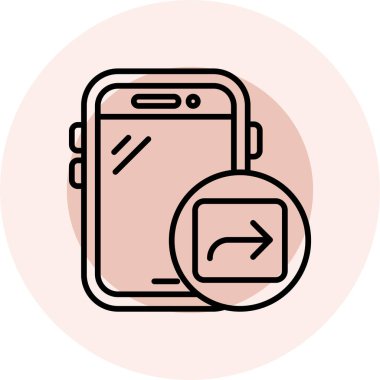 akıllı saat simgesi, vektör illüstrasyon tasarımı