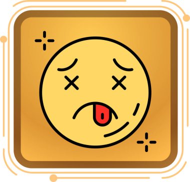 Ağlayan yüz simgesi, çizgi film tarzı