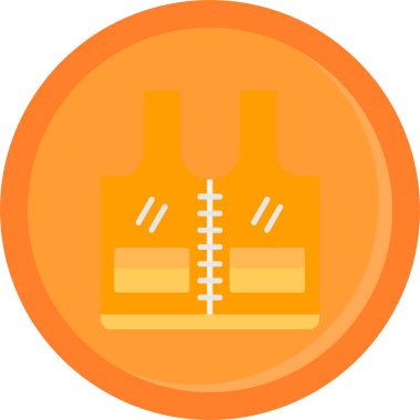 Bir çantanın modern simgesinin vektör çizimi