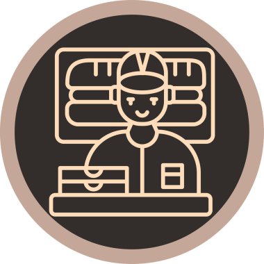 seo modern simgesinin vektör illüstrasyonu