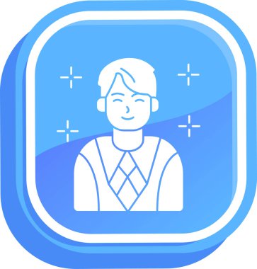 avatar. Adam simgesi ana hat biçiminde