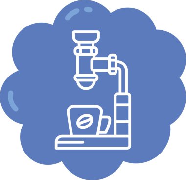 Kahve makinesi. Basit resimleme