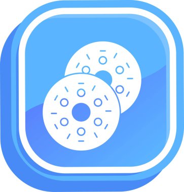 Gıda Web ikonu vektör illüstrasyonu