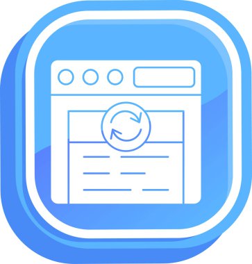 Tarayıcı pencere simgesi - taslak biçimi