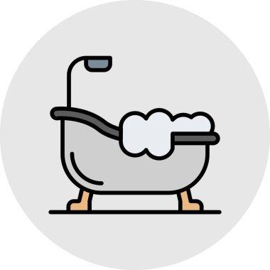 vektör çizgi film tuvalet simgesi