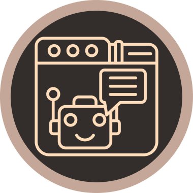 Seo simgesinin vektör illüstrasyonu