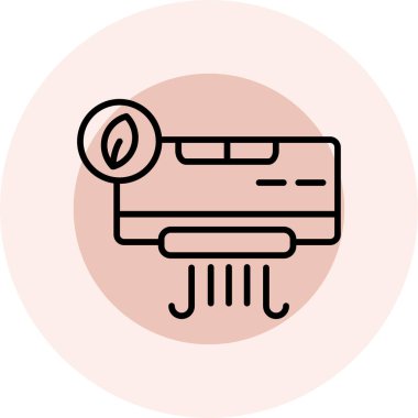 Modern bir simgenin vektör illüstrasyonu