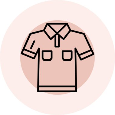 shirt vektör simgesi modern basit vektör illüstrasyonu