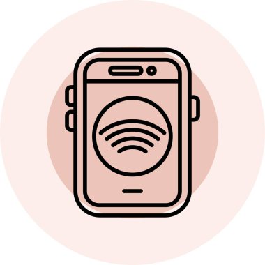 wifi vektör düz simgesi