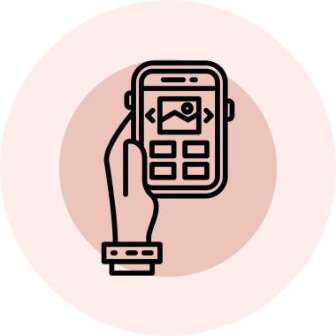 wifi simge vektör tasarımlı akıllı telefon