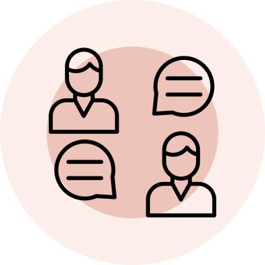 İş ve finans simgesinin vektör illüstrasyonu