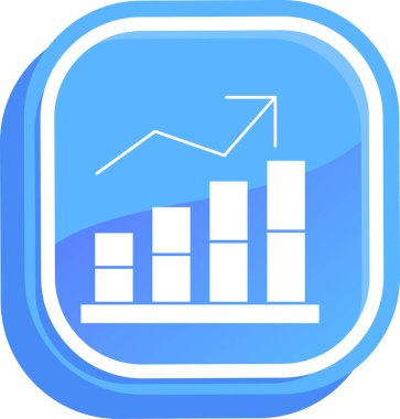 İş ve finans simgesinin vektör illüstrasyonu