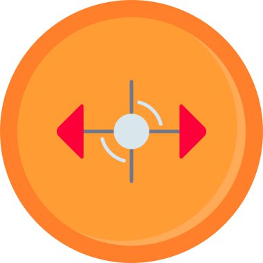 Hedef. Web simgesi basit illüstrasyon