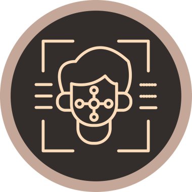 Vektör Avatar Simgesi illüstrasyonu