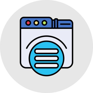 çamaşırhane ikonu vektör illüstrasyonu