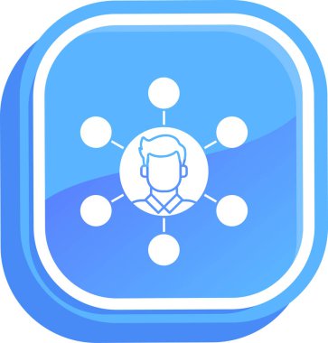 avatar. Web simgesi basit illüstrasyon