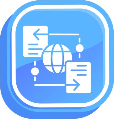 Web geliştirme vektör simgesi