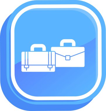 çanta simgesi vektör illüstrasyonu