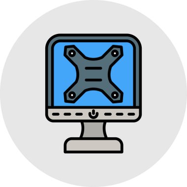 vektör izleyici simgesi illüstrasyonu