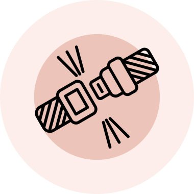 Çizgi film simgesinin vektör çizimi