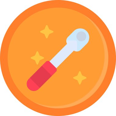 Termometre. Web simgesi basit illüstrasyon