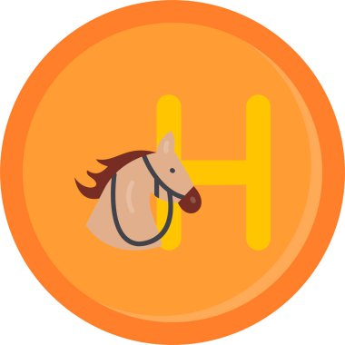 at vektör simgesi modern basit illüstrasyon