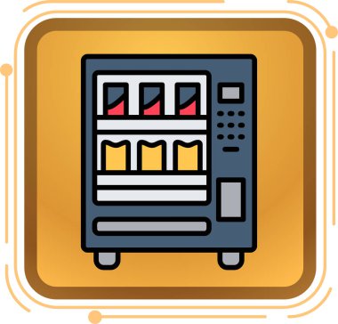 Buzdolabı simgesi beyaz arkaplanda izole edilmiş modaya uygun düz stil.