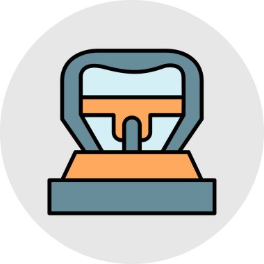 Modern bir simgenin vektör illüstrasyonu