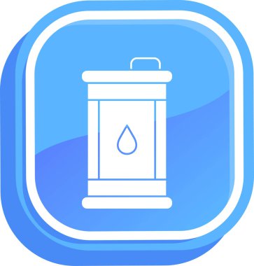 Yağ fıçısı. simge illüstrasyonu