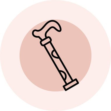 Çekiç ikonu vektör illüstrasyonu