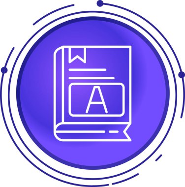 Dosya biçim simgesinin vektör illüstrasyonu