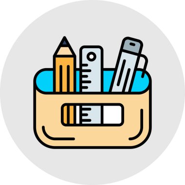 okul simgesi vektör illüstrasyonu