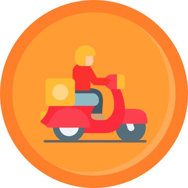 Motosiklet vektör simgesi