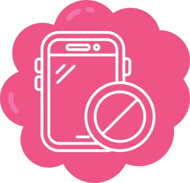 Mobil kamera. Web simgesi basit illüstrasyon