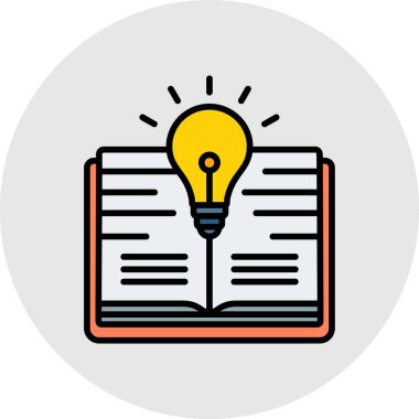 Ampullü kitap ve açık kitap vektör illüstrasyon tasarımı