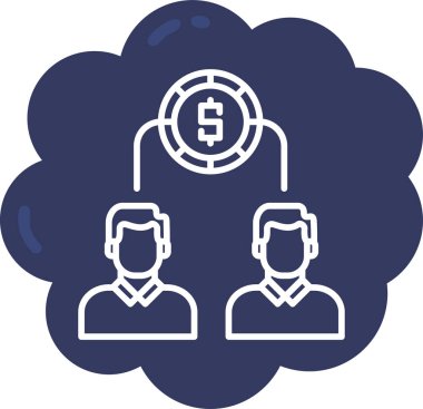 iş finans simgesi, vektör illüstrasyonu