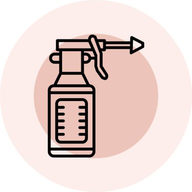 Bir şişe suyun vektör çizimi