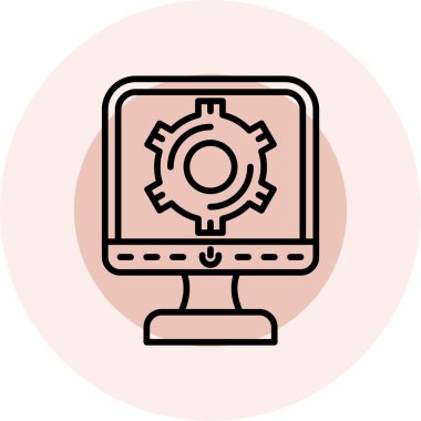 Simge vektör illüstrasyonu ayarlanıyor